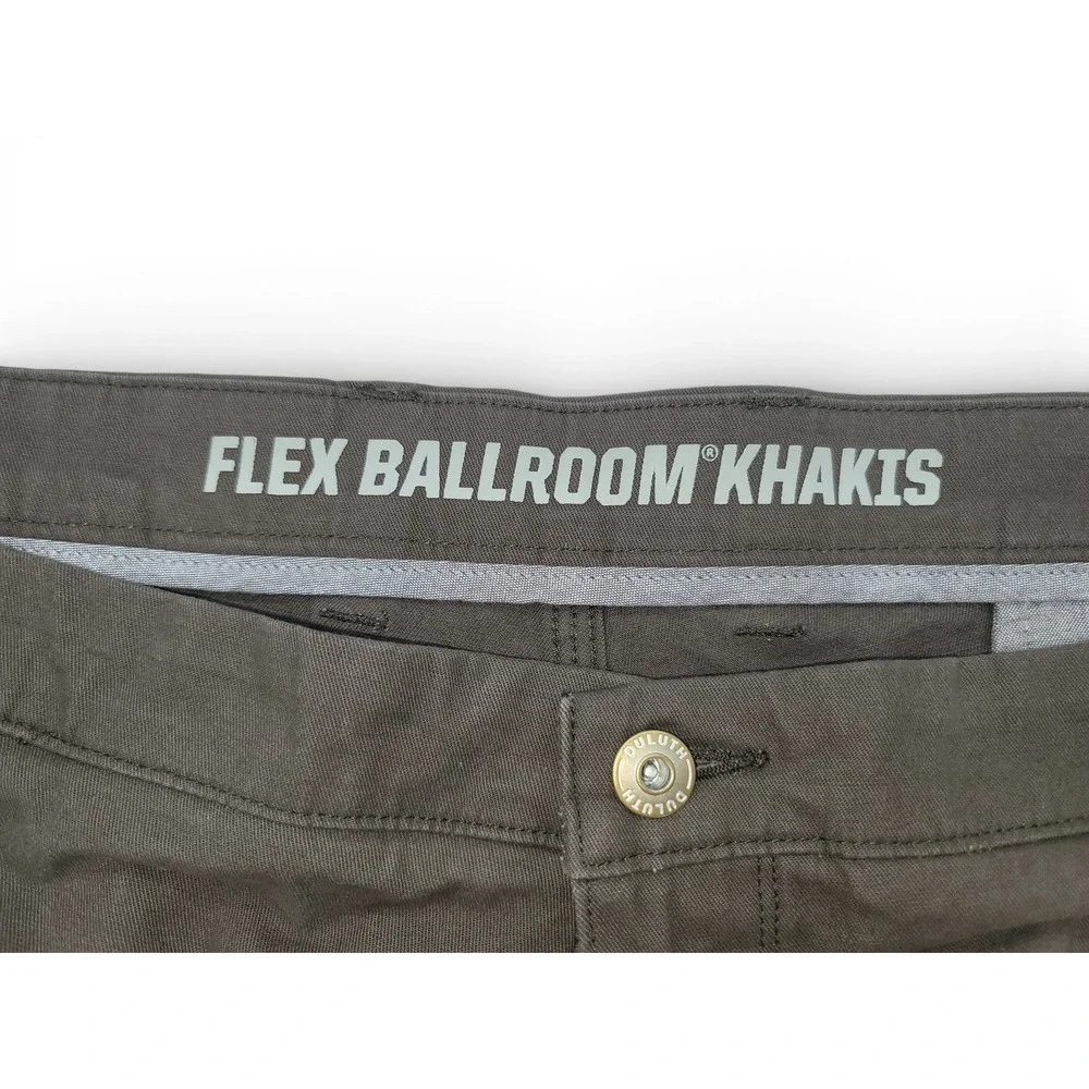 Duluth Trading DuluthFlex Ballroom Shorts Mens 48x11 Relaxed‎ Fit Work Khaki